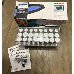 Windmere Gentle Curls  Hairsetter Velvet Flocked 24 Rollers Hair Curlers Wedding